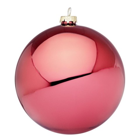 SFERA VETRO ROSSO LAVA LUCIDO D.150